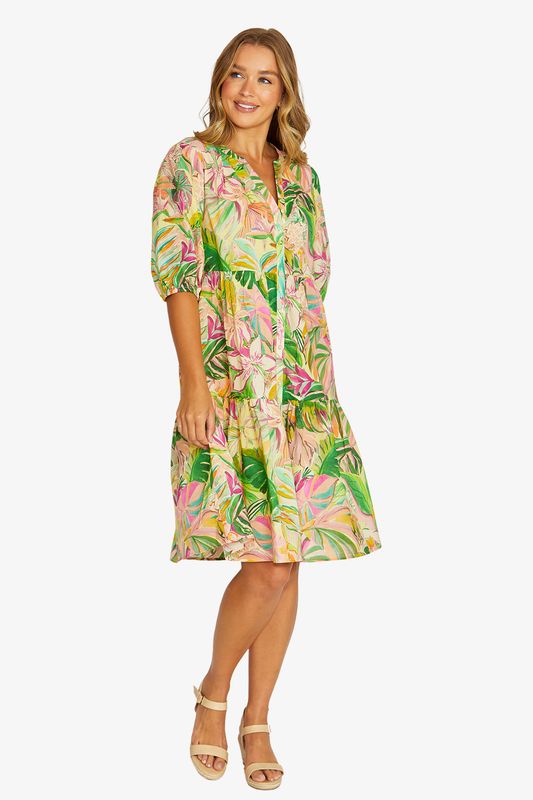 Jump Vibrant Jungle Dress Multi