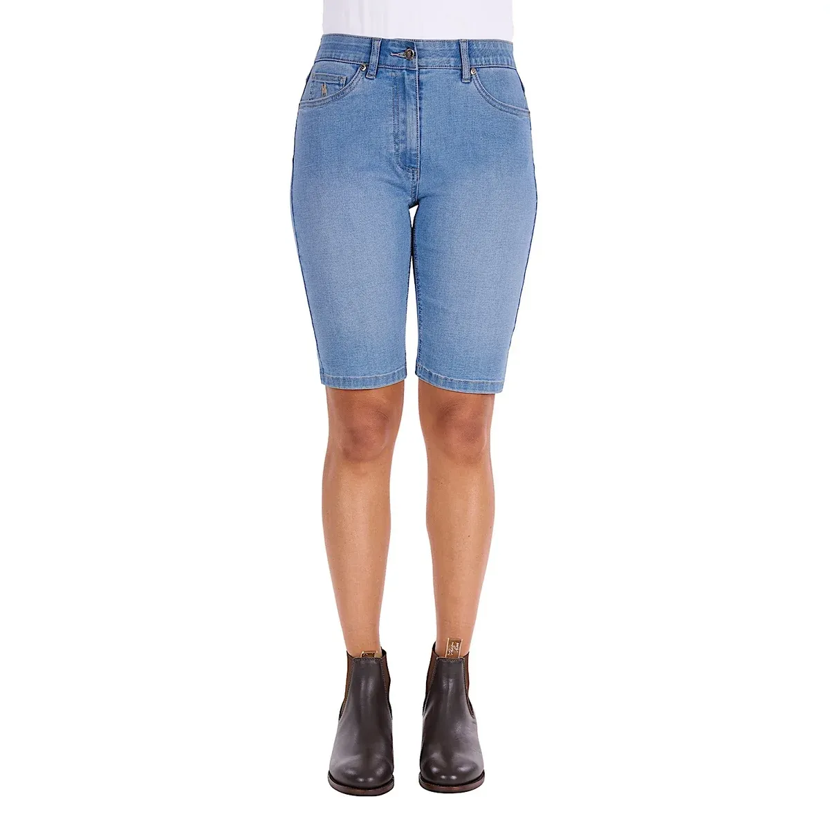 Thomas Cook Ebony Denim Short Light Wash