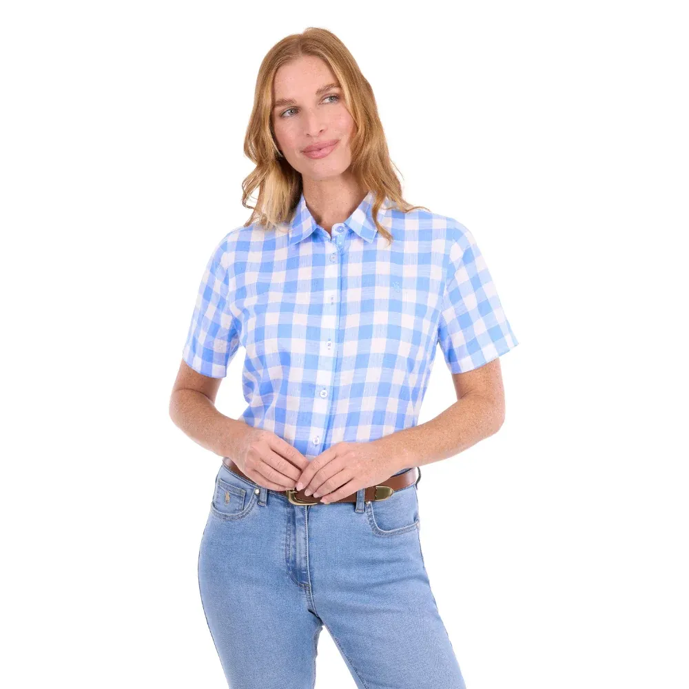Thomas Cook Wren S/S Shirt Blue/White