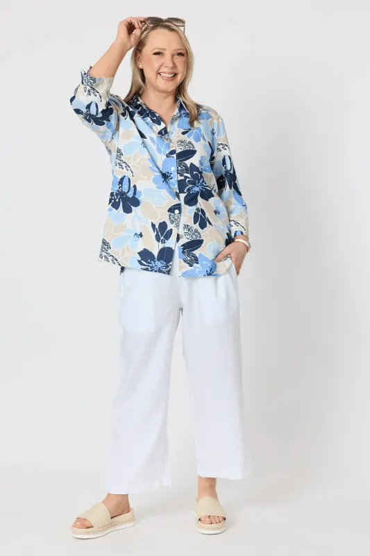 Gordon Smith Amalfi Rose Print Shirt