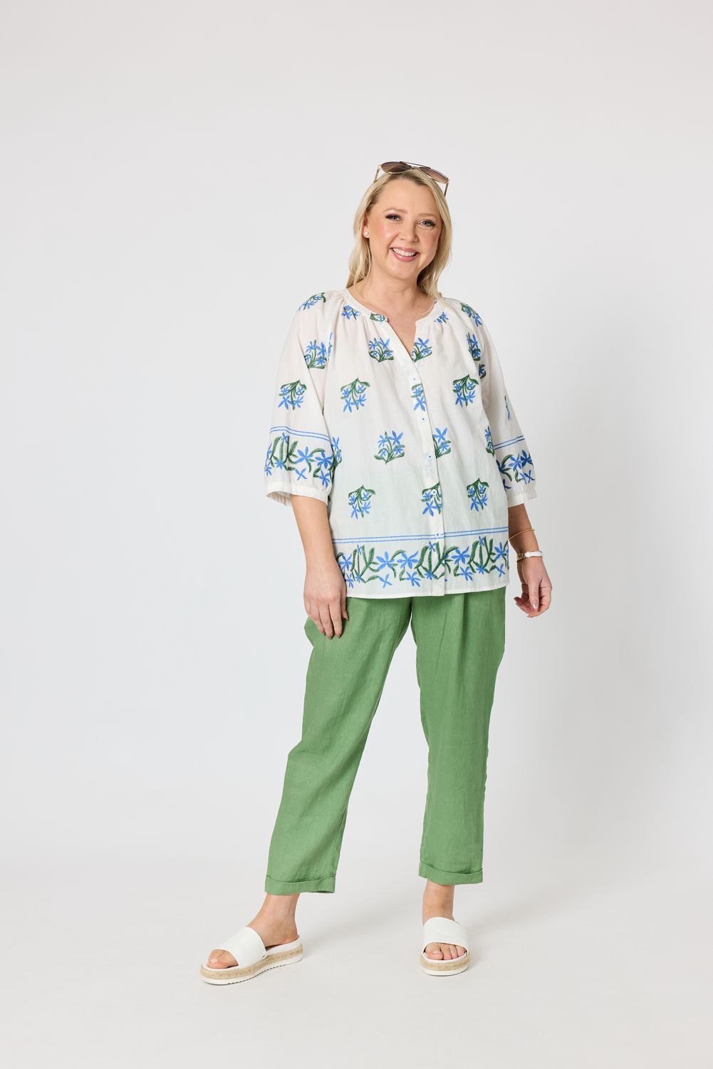 Gordon Smith Florida Top White Multi
