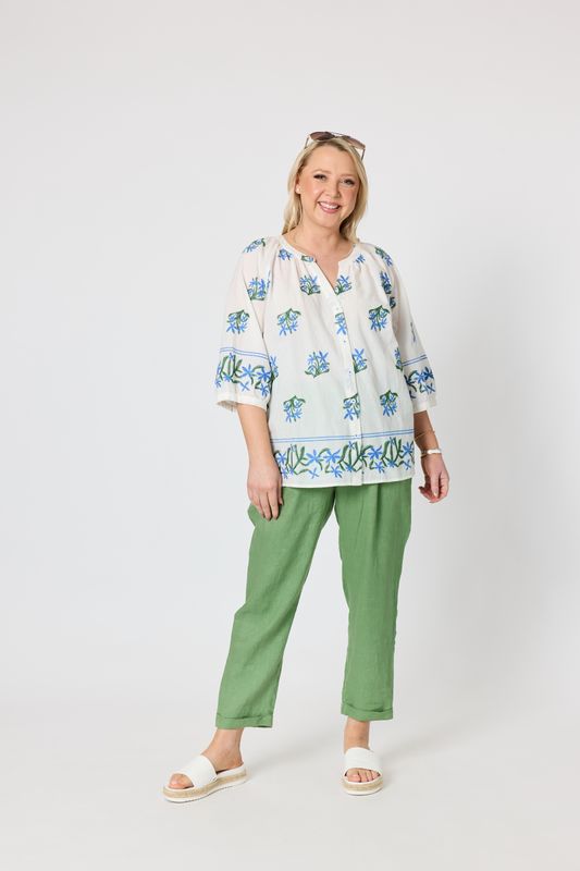 Gordon Smith Florida Top White Multi