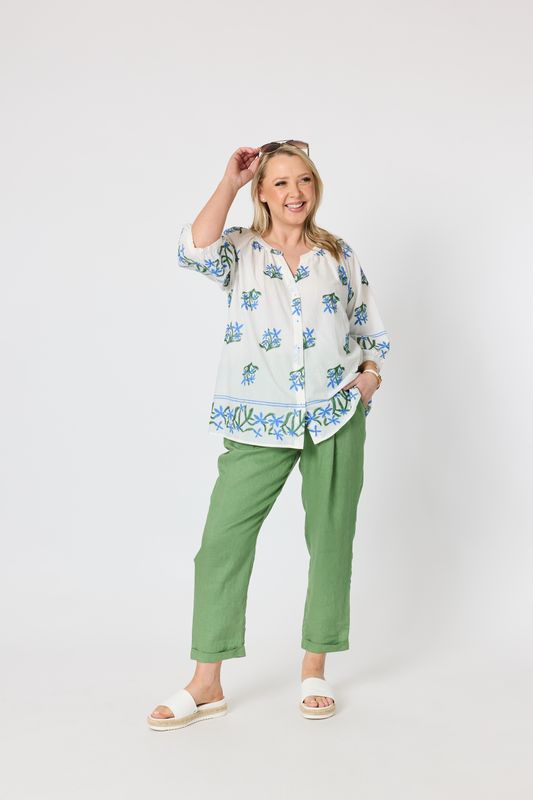 Gordon Smith Florida Top White Multi