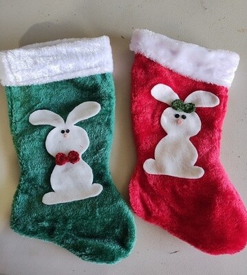 Bunny Christmas Stocking