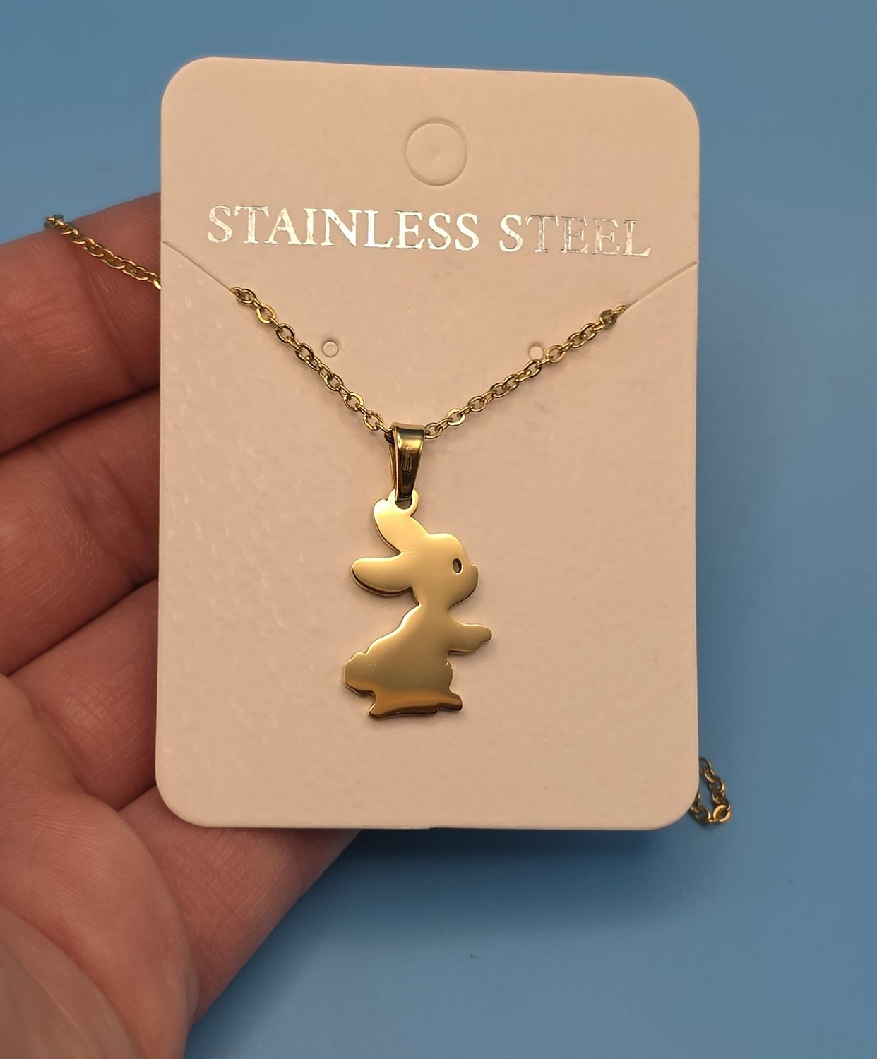 Bunny Necklace - Stainless Steel