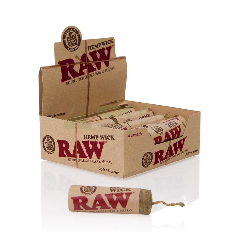 Raw Hemp Wick 20ft
