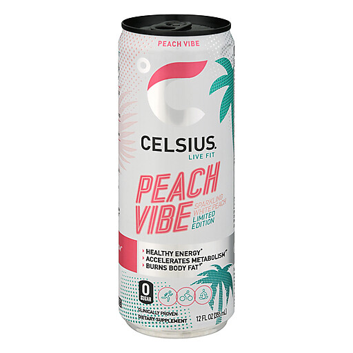 Celsius, Flavor: PEACH VIBE
