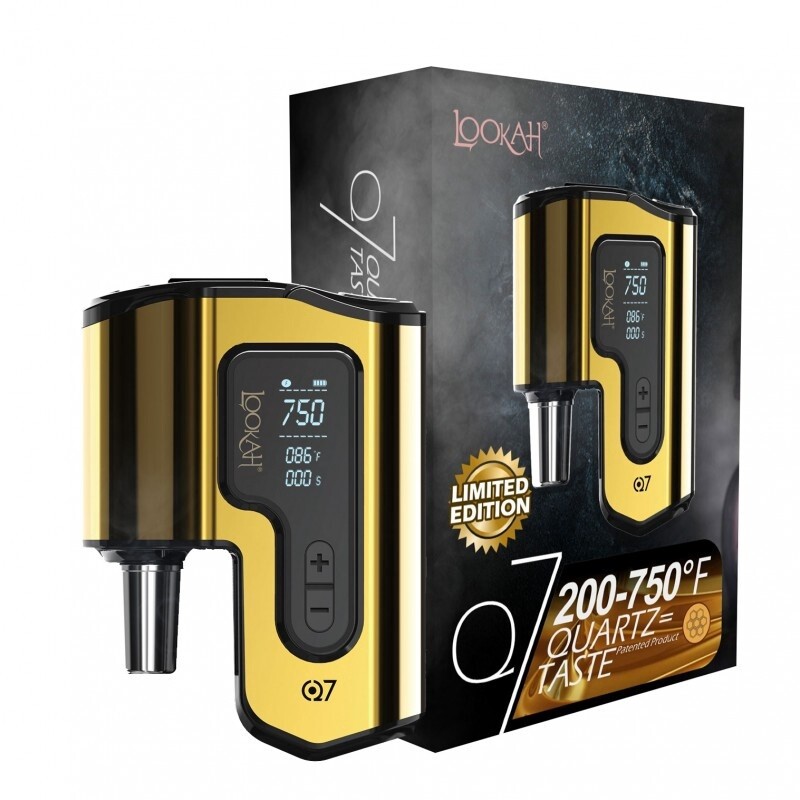 Lookah Q7 E-Nail, Color: Gold
