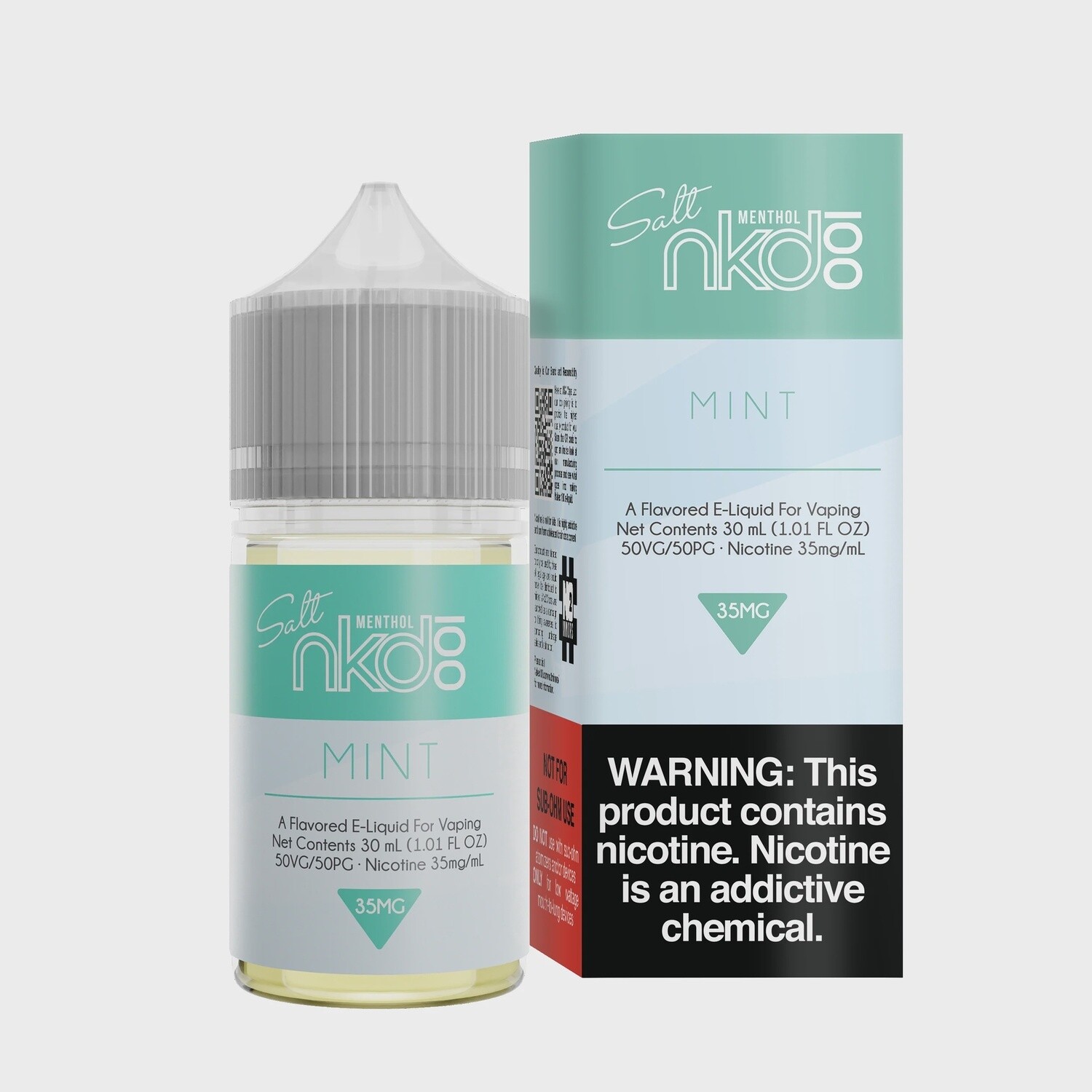 Naked 100 Salt Nic 30mL, Flavor: Mint, MG/ML: 35 MG/ML