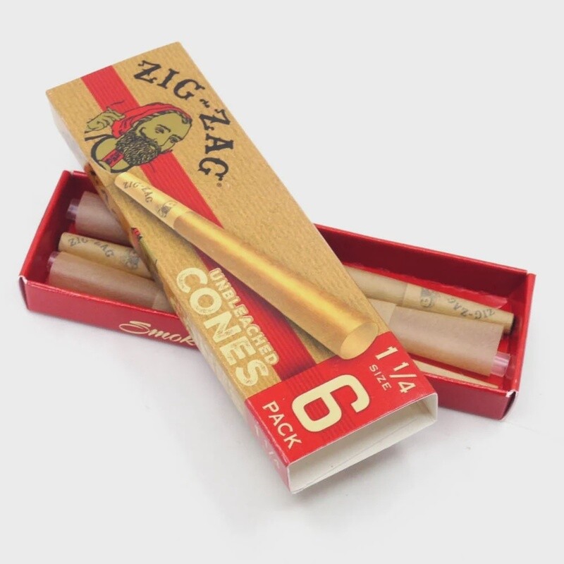 Zig Zag 1 1/4 Cones 6pk