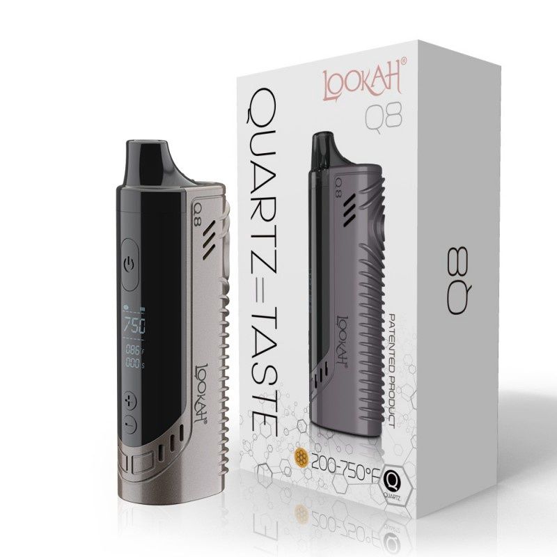 Lookah Q8 Vaporizer, Color: Gray