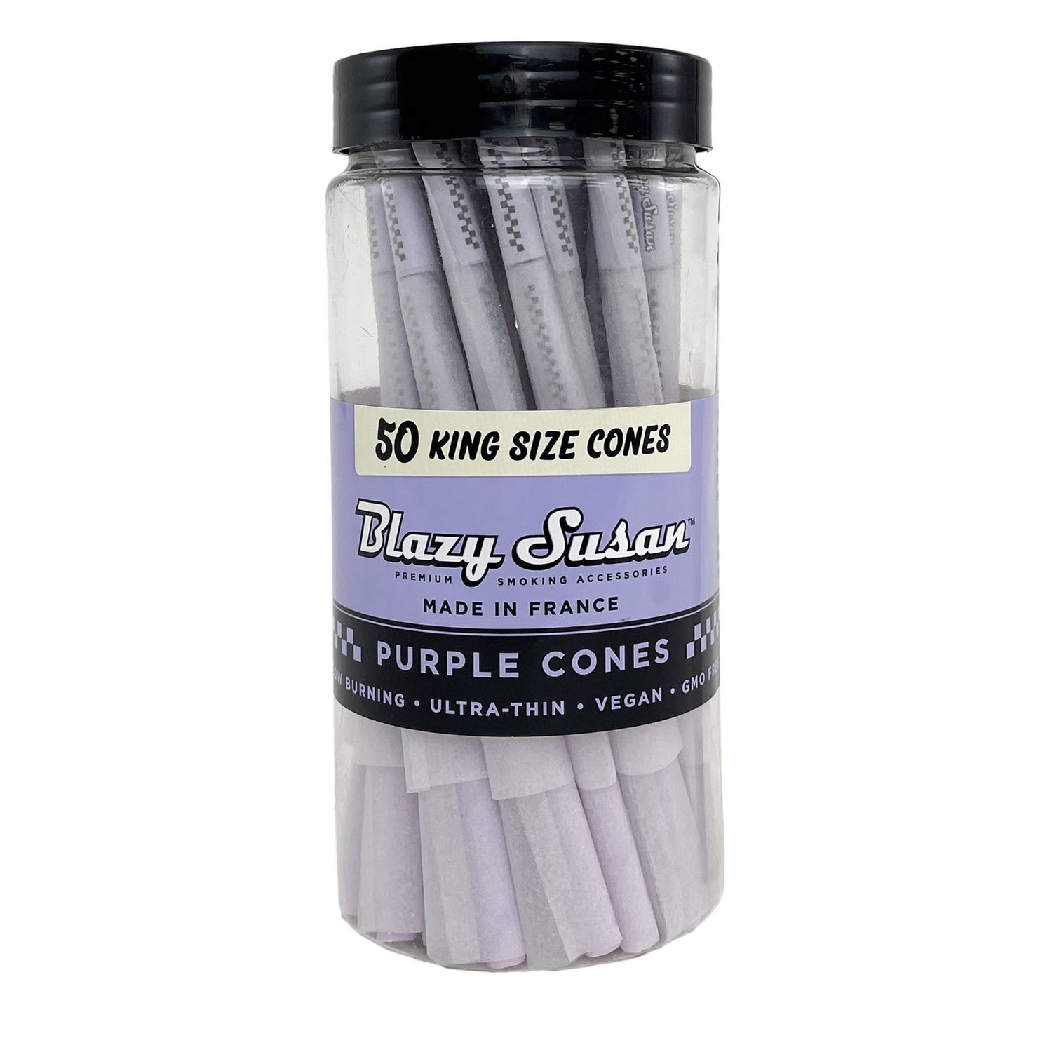 Blazy Susan Cones 50ct, Color: Purple, Size: 1 1/4
