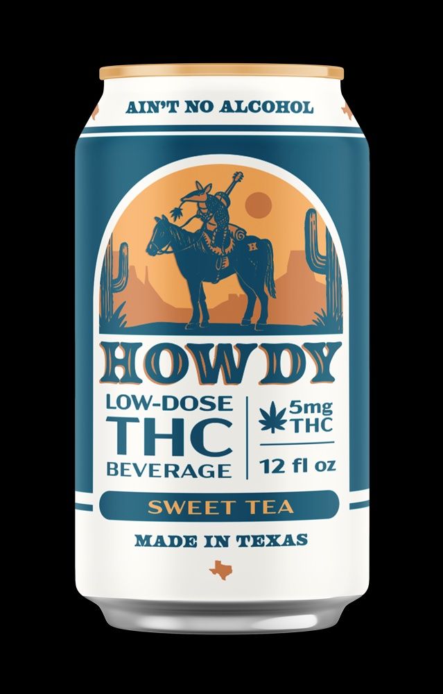 HOWDY THC BEVERAGE (5 mg), Flavor: SWEET TEA