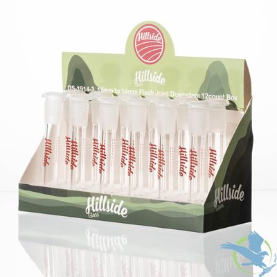 Hillside Glass Flush Joint Downstem