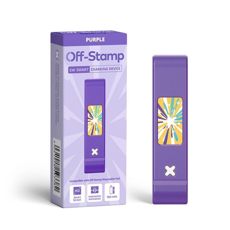 Off Stamp Smart Battery, Color: Purple