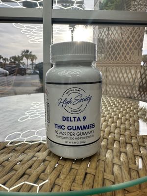 High Society - 10mg Delta 9 THC Gummies 50ct / Blue Razz