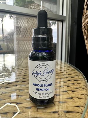 High Society - Whole Plant Hemp Oil (CBD)