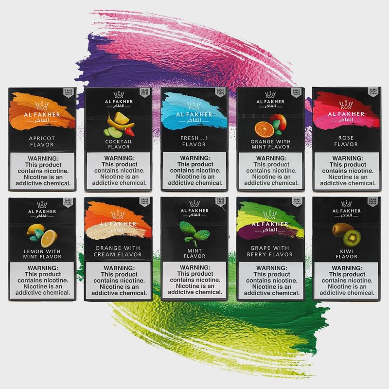 AL Fakher Shisha 50G Tourist Size Hookah Tobacco