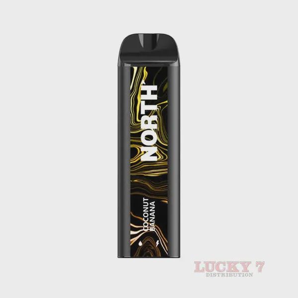 NORTH DISPOSABLE 5% NICOTINE 5000 PUFFS, Flavor: Coconut Banana