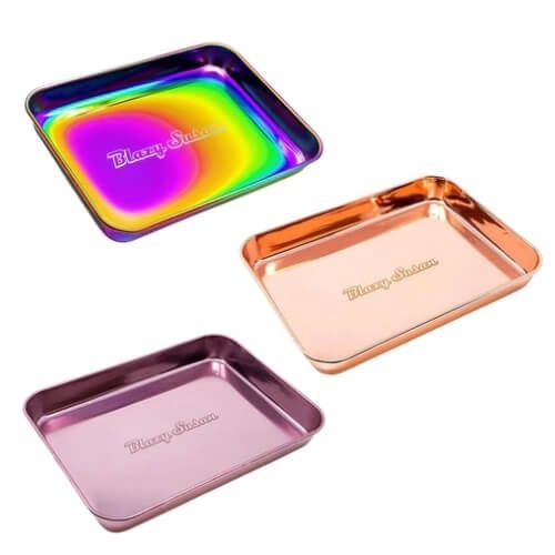 Blazy Susan Stainless Steel Rolling Tray