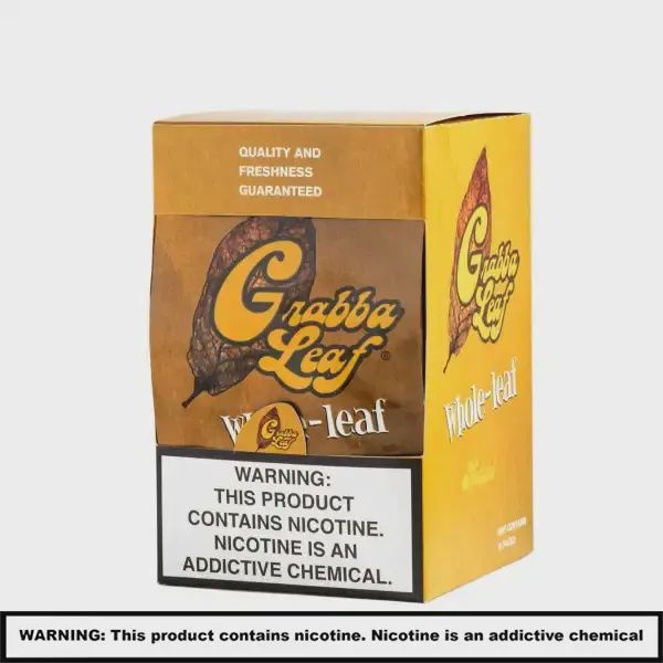 Grabba Leaf Hand Cut Tobacco Natural Whole Leaf