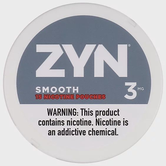Zyn Nicotine Pouches, Flavor: Smooth, MG/ML: 3mg