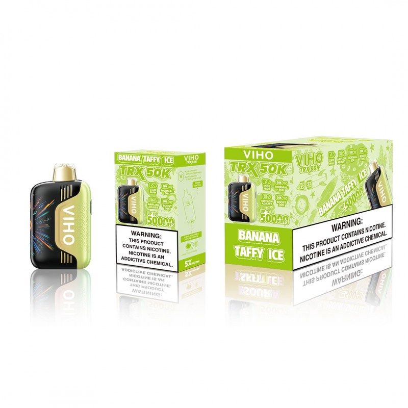 VIHO TRX 50K Disposable 5%, Flavor: Banana Taffy Freeze