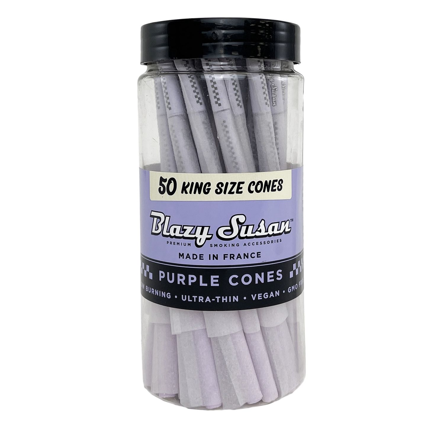 Blazy Susan Cones 50ct, Color: Purple, Size: 1 1/4
