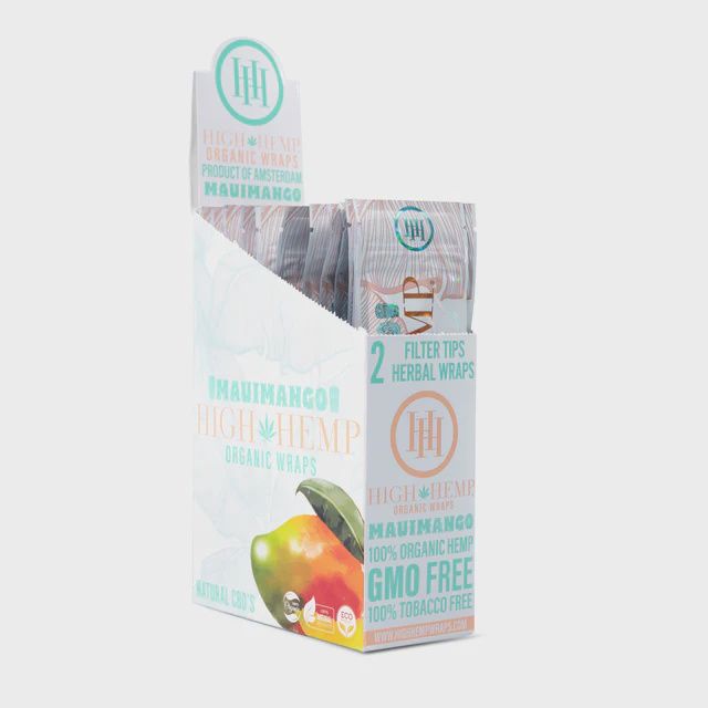 High Hemp Organic Wraps 2ct, Flavor: Maui Mango