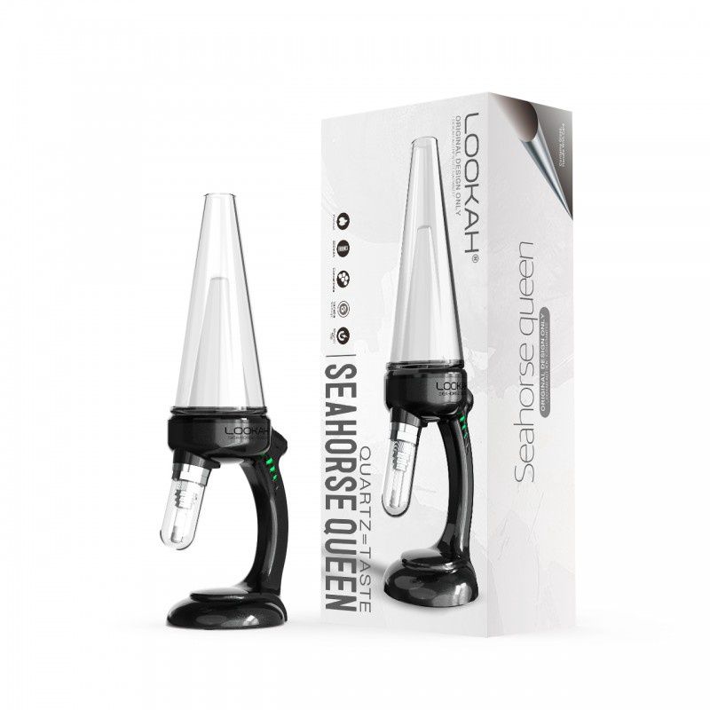 Lookah Seahorse Queen, Color: Black