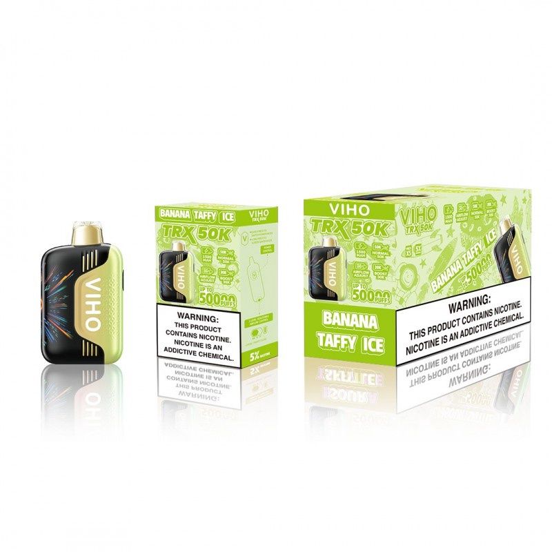 VIHO TRX 50K Disposable 5%, Flavor: Banana Taffy Freeze
