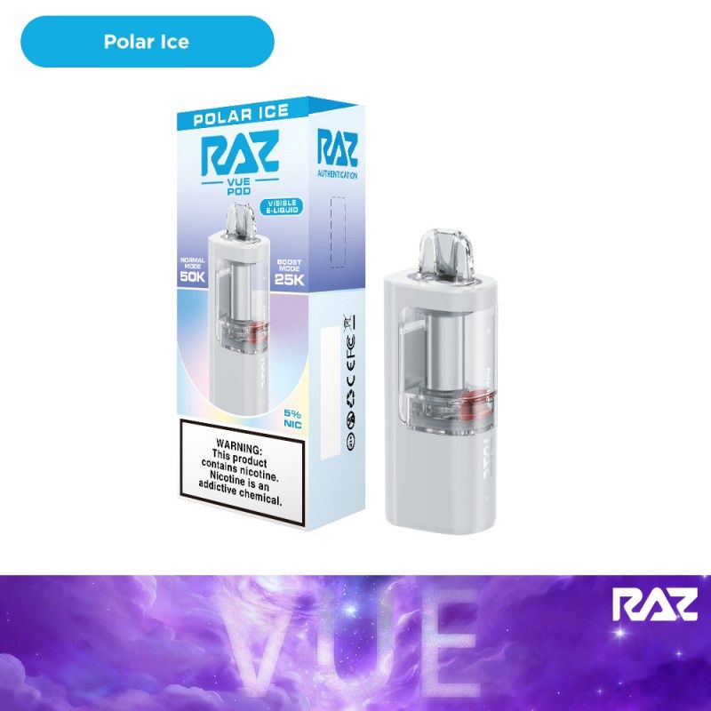 RAZ VUE 50K Disposable Pod, Flavor: Polar Ice