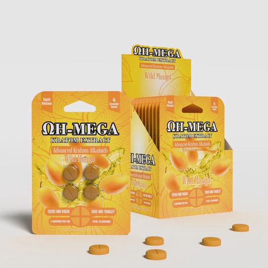 OH-MEGA KRATOM 300MG/TAB