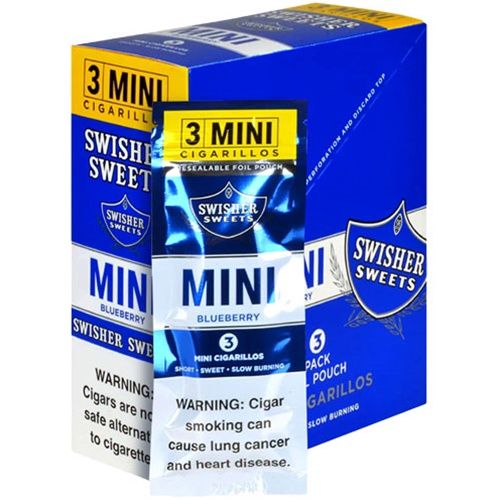 Swisher Sweets Mini Cigarillos - 3pk, Flavor: Blueberry