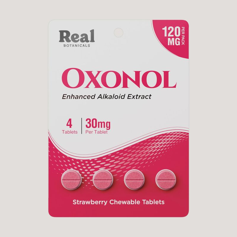 Real Botanicals - Oxonol 30mg/4pk Alkaloid Extract Tabs