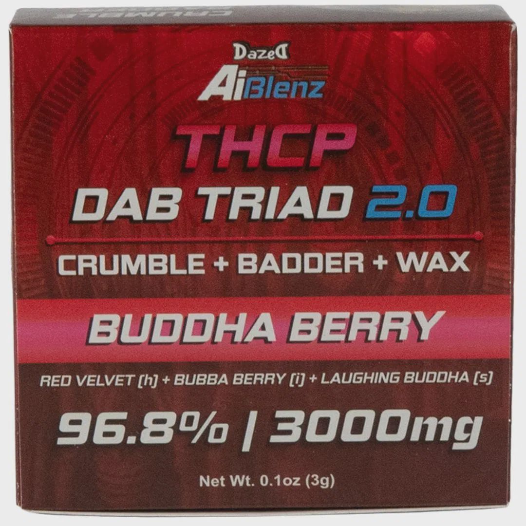 Dazed8 - Tri-Dab Concentrate, Strain: Buddha Berry