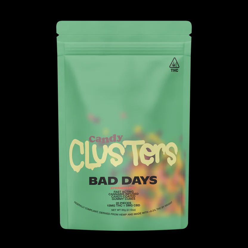 Bad Distro - D9 THC Candy Clusters / 20pk, Flavor: Strawberry