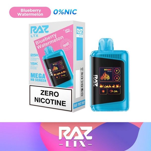 RAZ LTX 25K Disposable 0% NICOTINE FREE