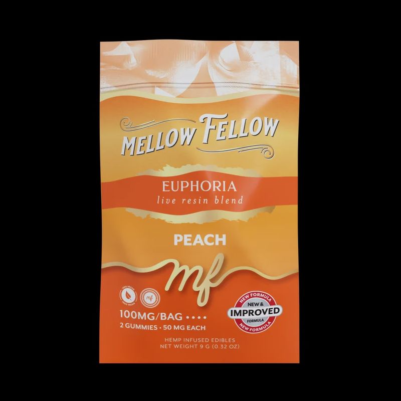 Mellow Fellow Live Resin Gummies - 2pk / 50mg