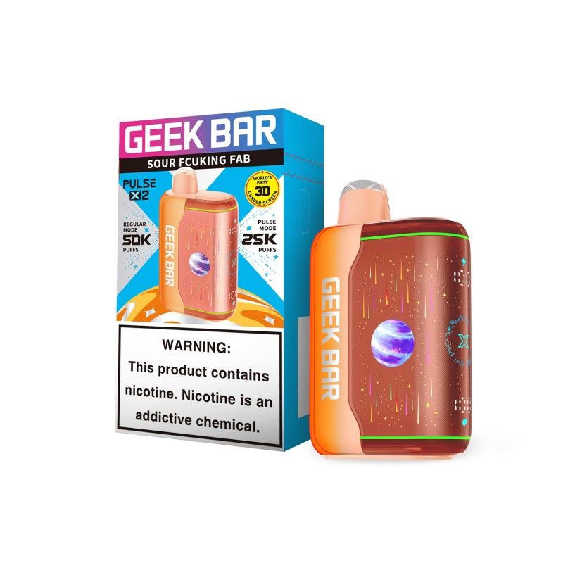 Geek Bar Pulse X 2 50K Disposable 5%, Flavor: Sour Fcuking Fab
