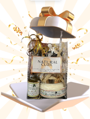 Gift Box Set: Choose Your Preferred Natural Curl Oil &amp; Cream! (One-Time or Monthly delivery)
