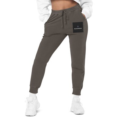 Unisex pigment-dyed sweatpants &quot;Blockwear Emblem: Unisex Pigment-Dyed Sweatpants with Iconic Logo&quot;