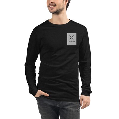 Unisex Long Sleeve Tee XRP &quot;Ripple Effect Reverie: Unisex Long Sleeve Tee by Blockwear&quot;