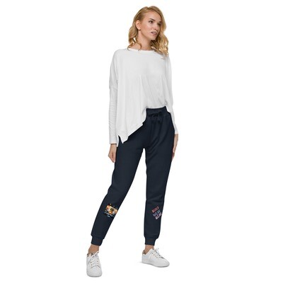 Unisex fleece sweatpants &quot;Bitcoin Bliss: Unisex Fleece Sweatpants by BlockWear&quot;