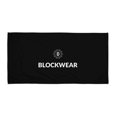 Towel  &quot;Aqua Essence: Blockwear Towel with Signature Image&quot;
