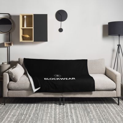 Throw Blanket &quot;Blockwear Comfort: Throw Blanket&quot;