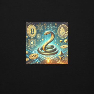 Unisex Hoodie &quot;Crypto Serpent: The Snake Year Hoodie&quot;