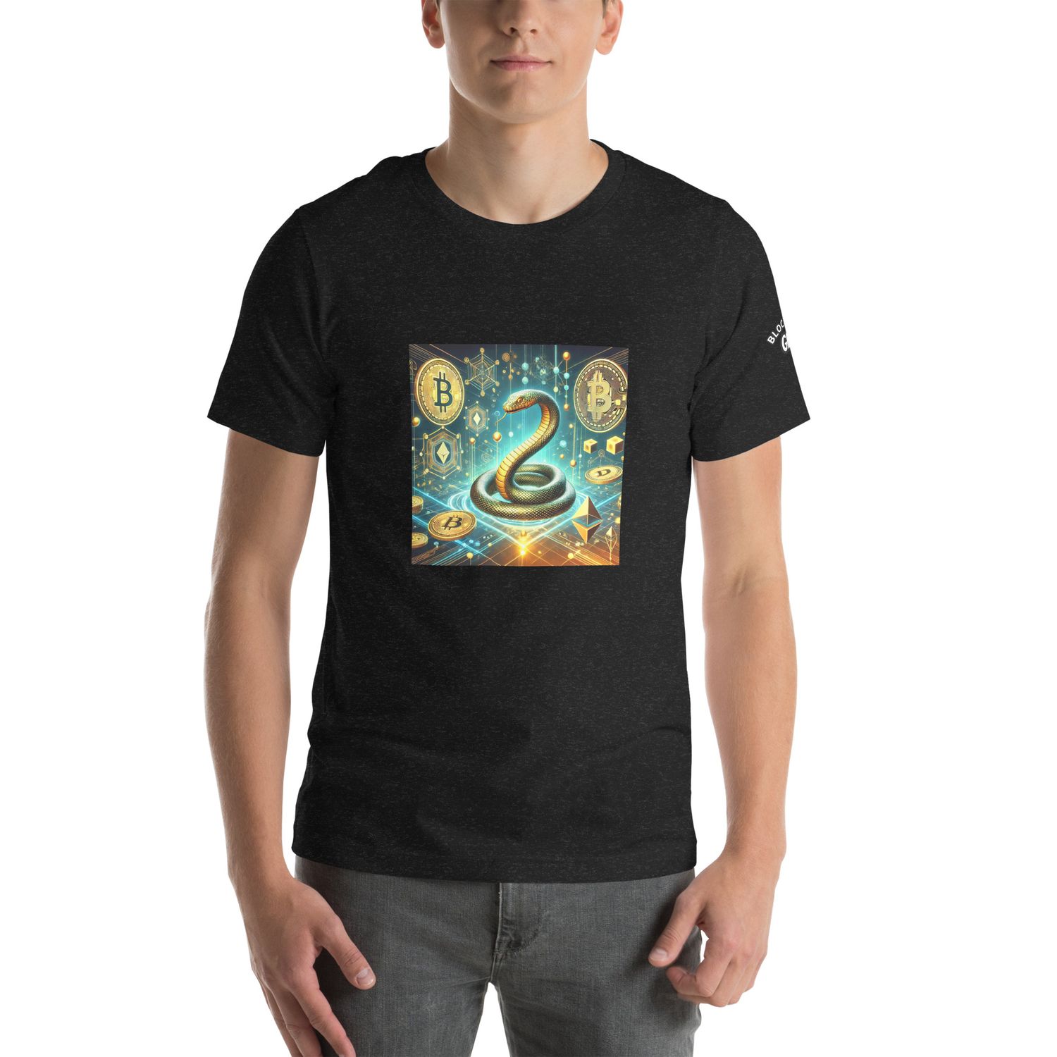 Unisex t-shirt Crypto Serpent Tee – Wisdom &amp; Wealth Edition 🐍💰