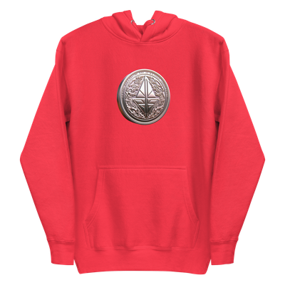 Unisex Hoodie &quot;Ethereum Uptrend Elegance: Unisex Hoodie with Bull Run Back Image&quot;