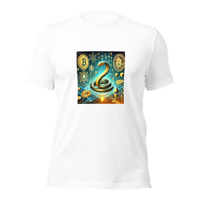 Unisex t-shirt Crypto Serpent Tee – Wisdom &amp; Wealth Edition 🐍💰